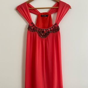 Pink Chiffon Party Dress